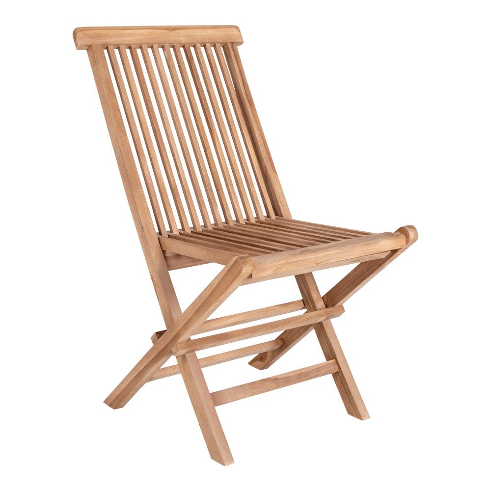 Esszimmerstuhl aus Teakholz natur im 2er-Set | VIA X SELECTION