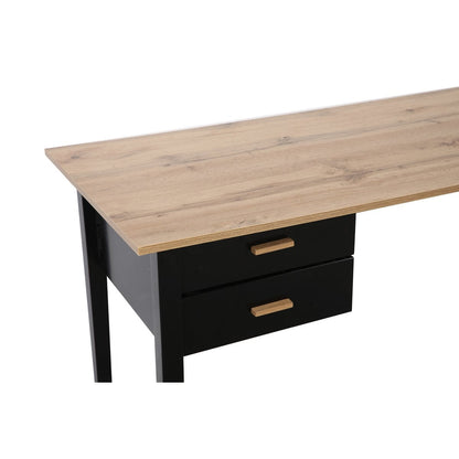 Schreibtisch mit heller Platte und zwei Schubladen 140 cm | VIA X SELECTION