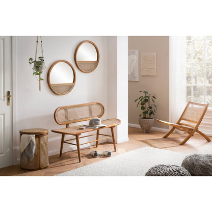 Klappstuhl aus Rattan Braun | VIA X SELECTION