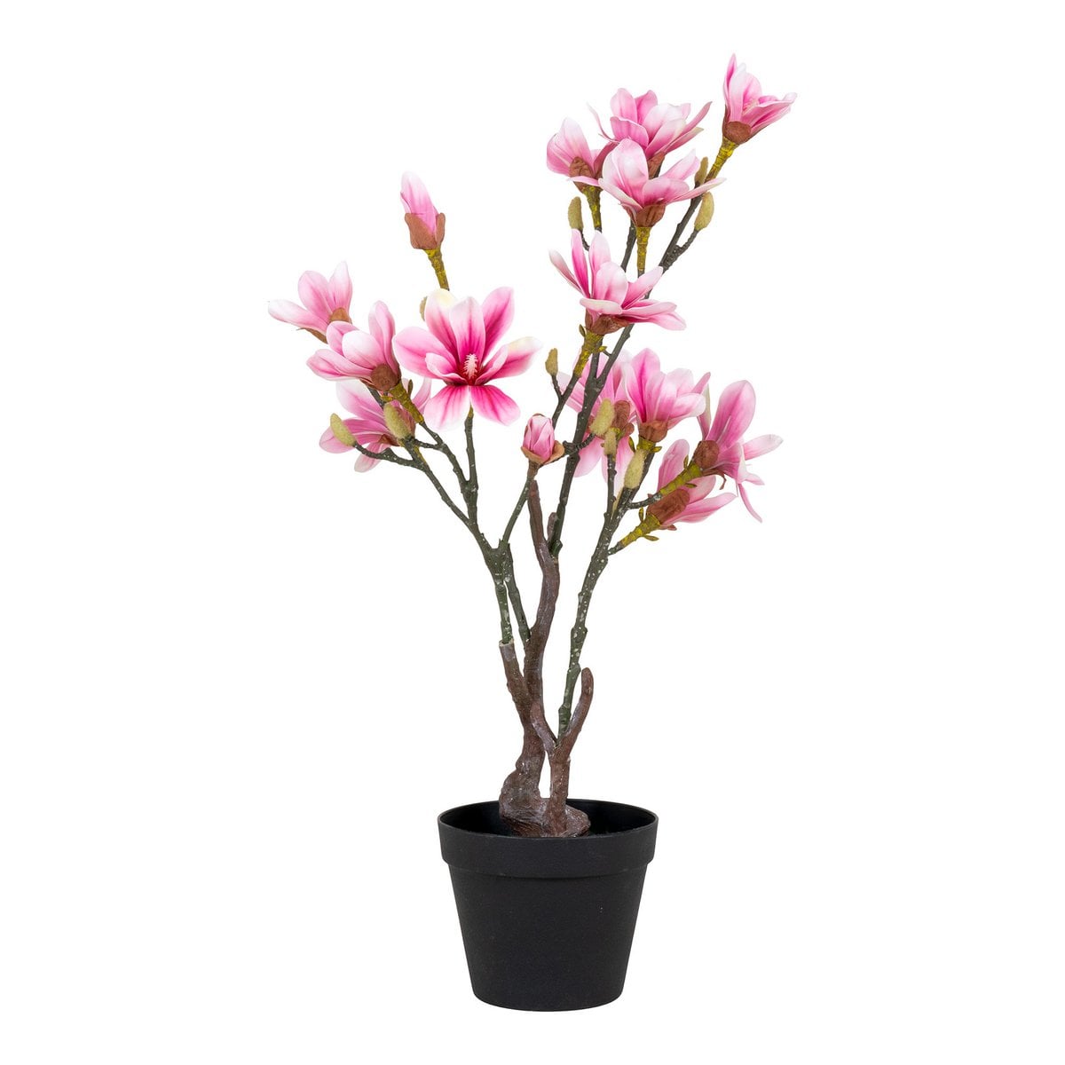Magnolienbaum Kunstpflanze rosa-grün 75 cm | VIA X SELECTION