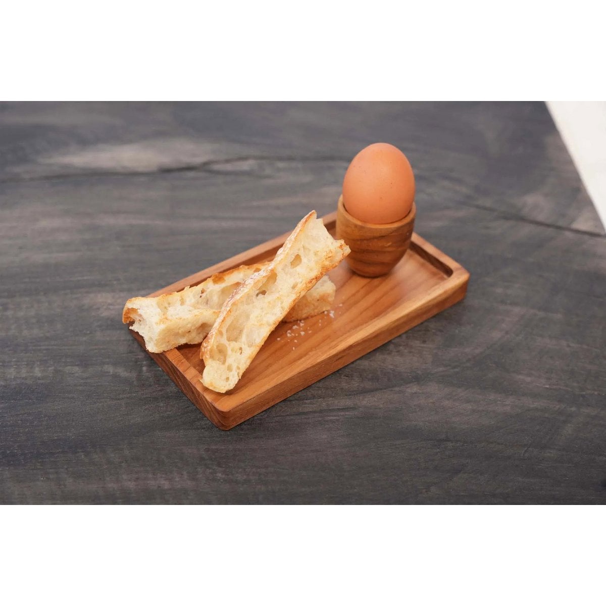 Eierbecher aus Teakholz 5 cm | VIA X SELECTION