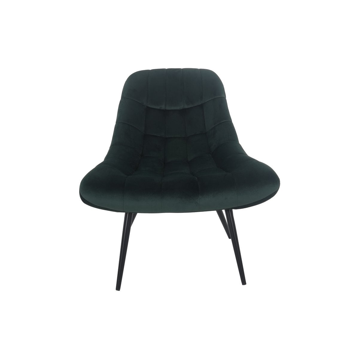 Loungesessel aus Samt grün mit XXL-Sitzfläche | VIA X SELECTION