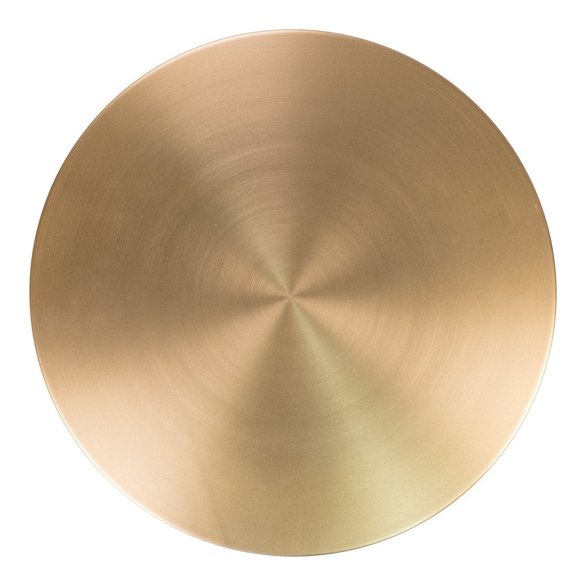 Hoher Beistelltisch aus Marmor und Messing, Ø, 41 × 58 cm | VIA X SELECTION