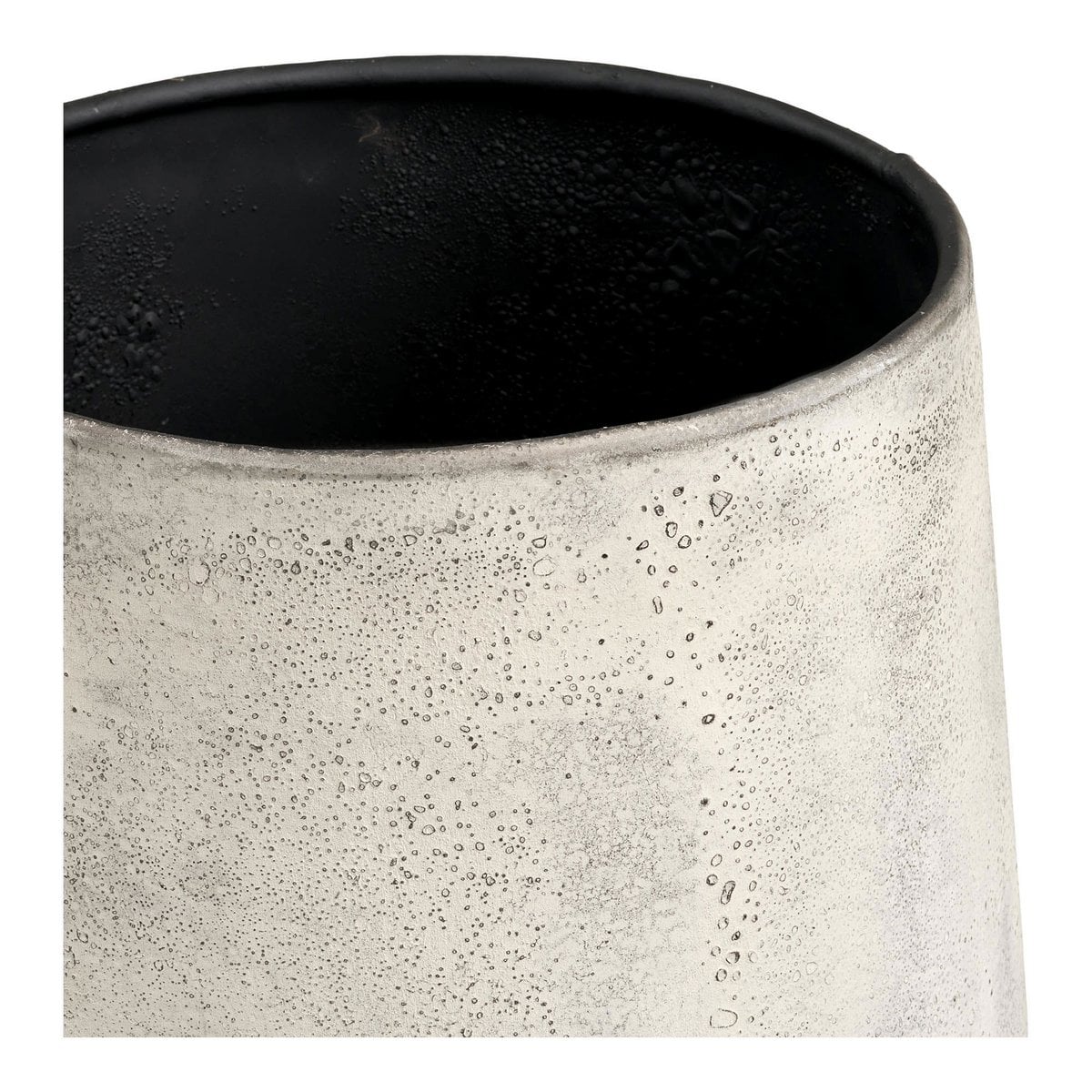 Blumentopf-Set aus Metall, Antik-Beige, 2-teilig | VIA X SELECTION