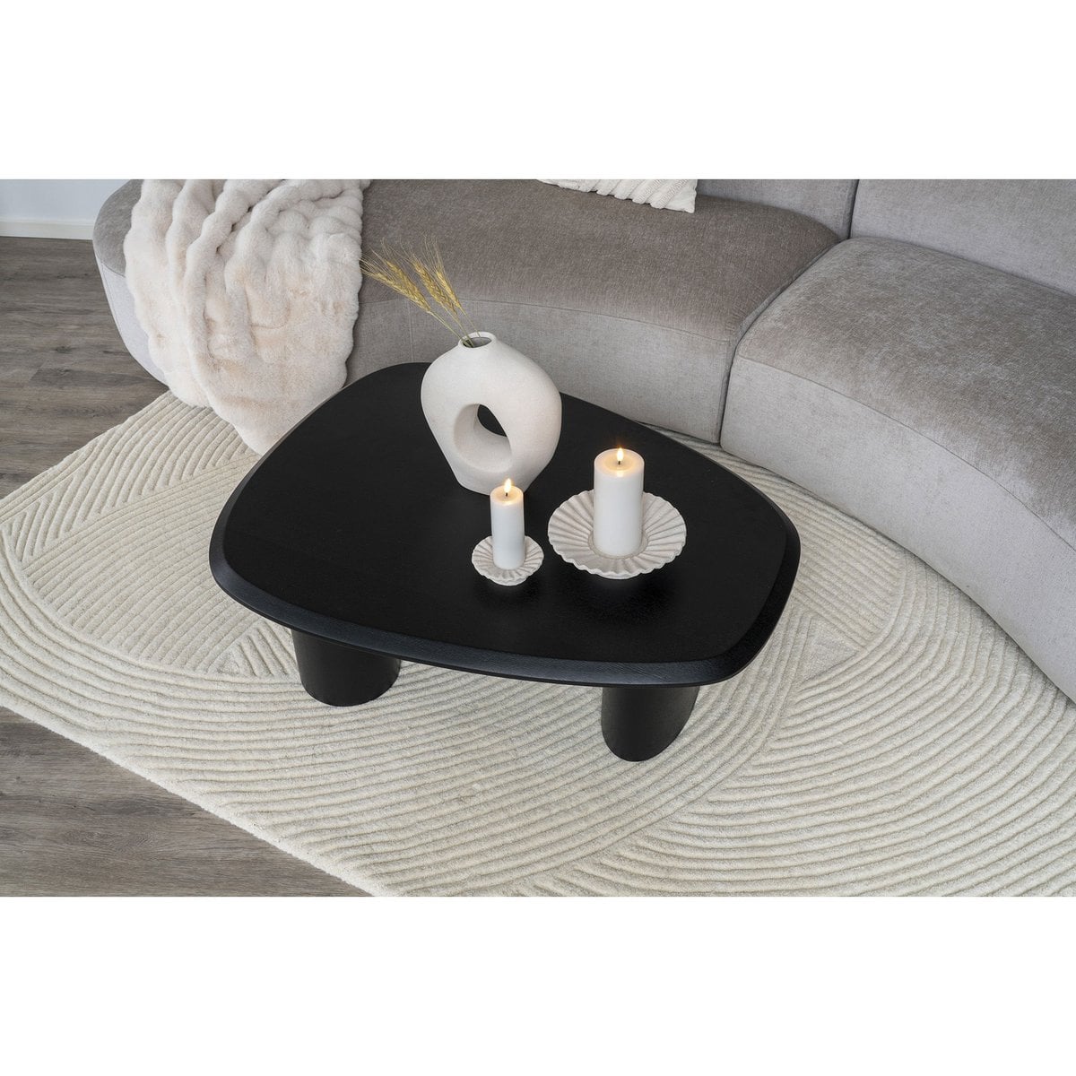 Wollteppich beige, 160 × 230 cm | VIA X SELECTION
