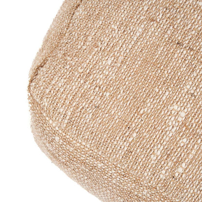 Beiger Baumwoll-Pouf | VIA X SELECTION