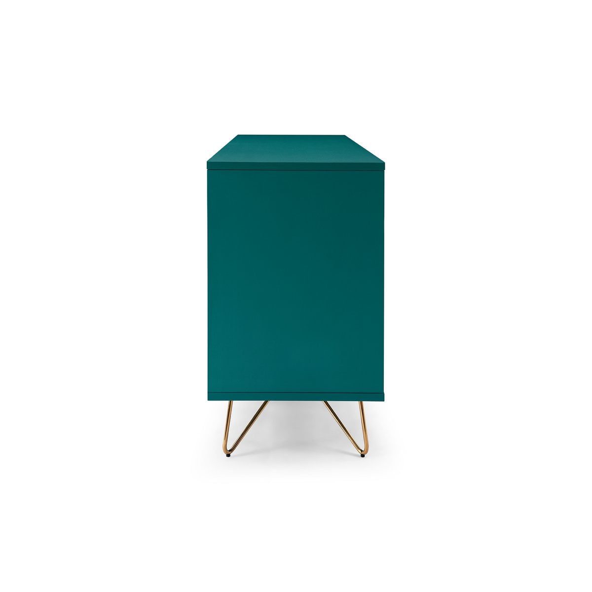 Kommode blau mit 6 Schubladen, 40 × 120 × 70 cm | VIA X SELECTION