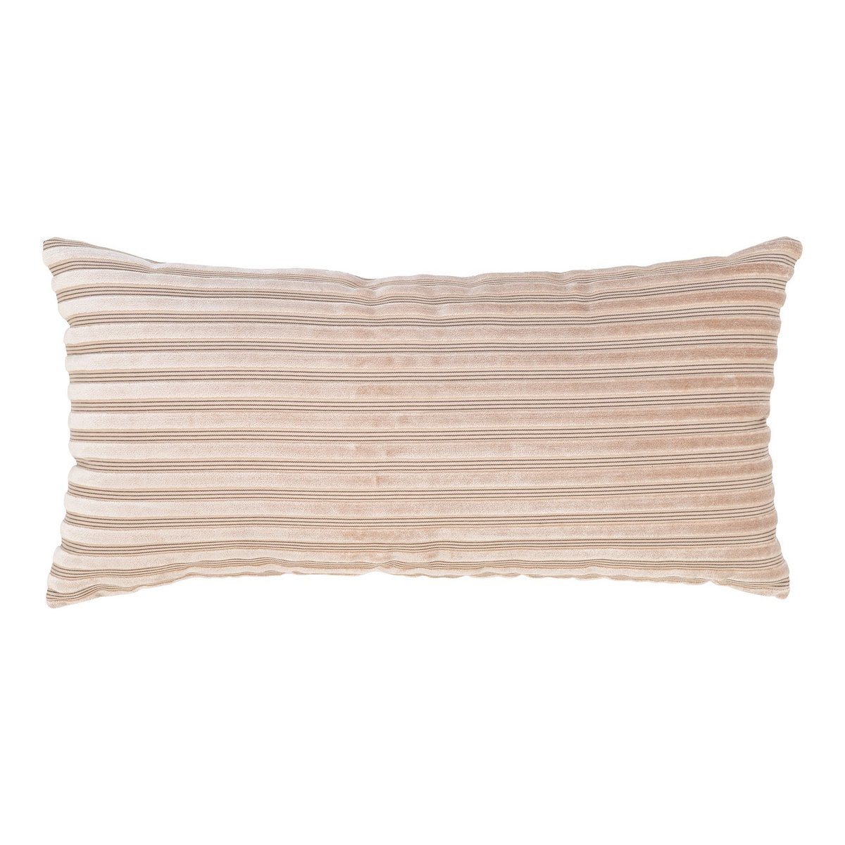 Kissen mit Streifenstruktur beige, 30 × 60 cm | VIA X SELECTION