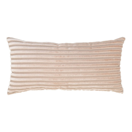 Kissen mit Streifenstruktur beige, 30 × 60 cm | VIA X SELECTION