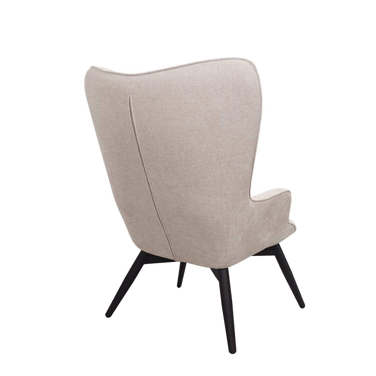 Polstersessel aus Strukturstoff in Beige | VIA X SELECTION