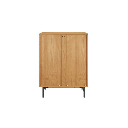 Hohe Kommode mit Eichenfront, 40 × 80 × 113 cm | VIA X SELECTION