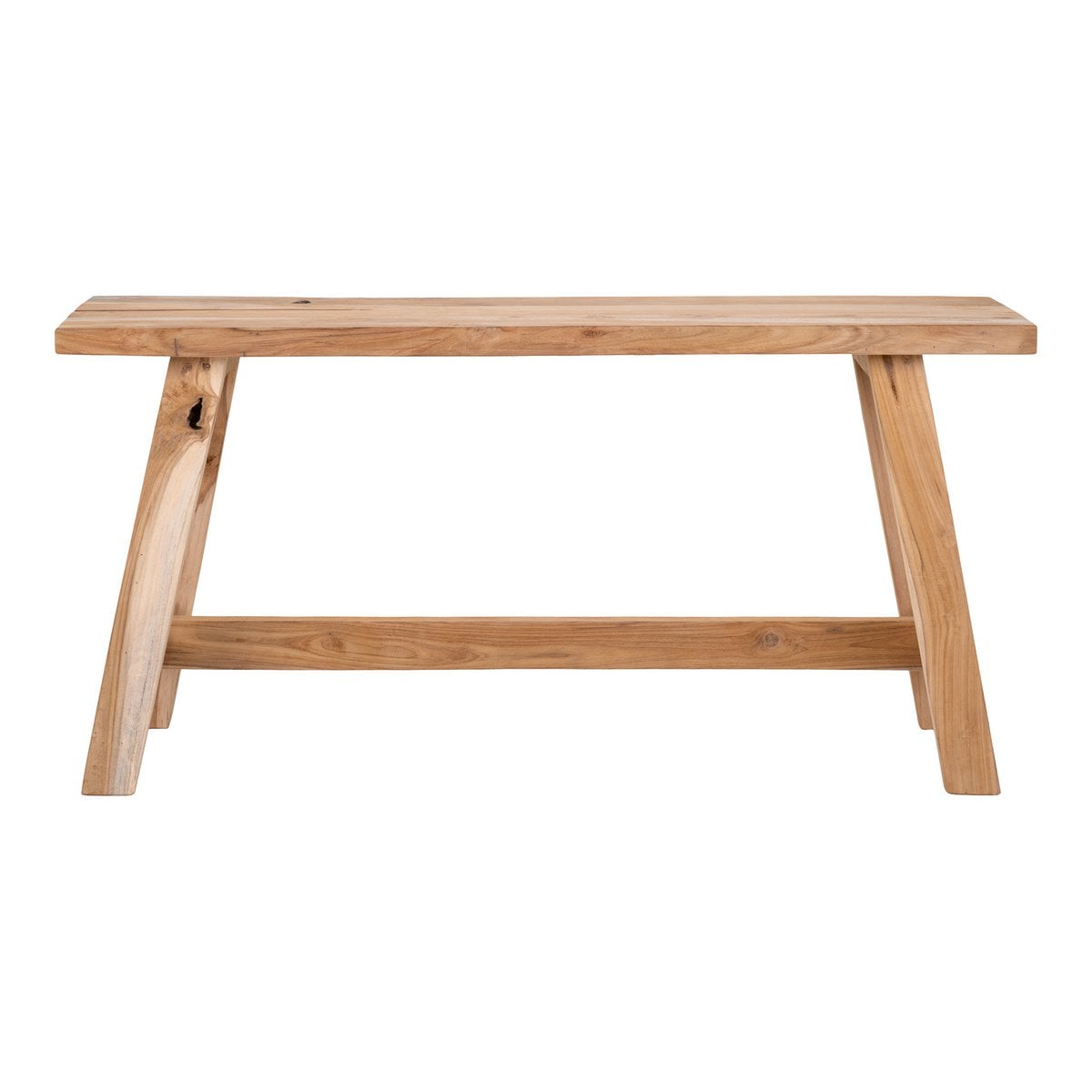 Sitzbank aus recyceltem Teakholz natur 90 cm | VIA X SELECTION