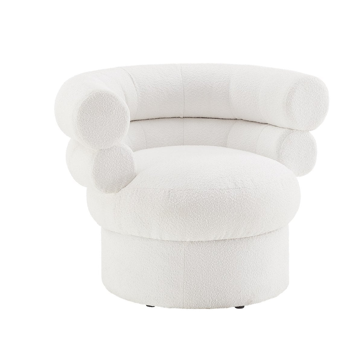 Sessel aus Bouclé weiß | VIA X SELECTION