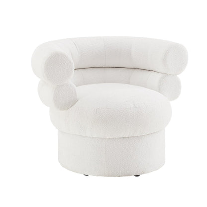 Sessel aus Bouclé weiß | VIA X SELECTION