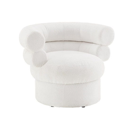 Sessel aus Bouclé weiß | VIA X SELECTION