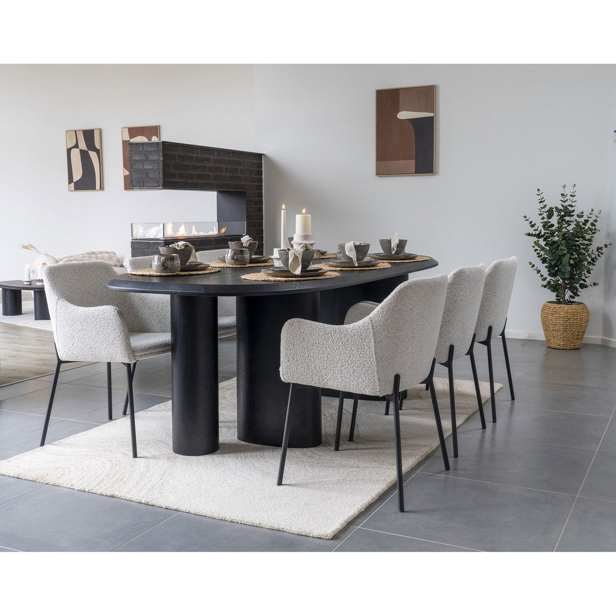 Wollteppich braun, 160 × 230 cm | VIA X SELECTION