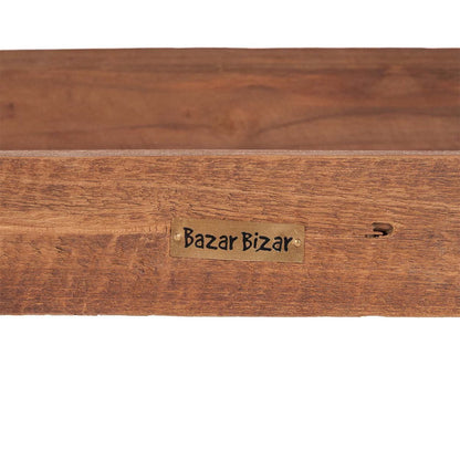 Sitzbank aus Holz natur 150 cm mit schmalem Format | VIA X SELECTION
