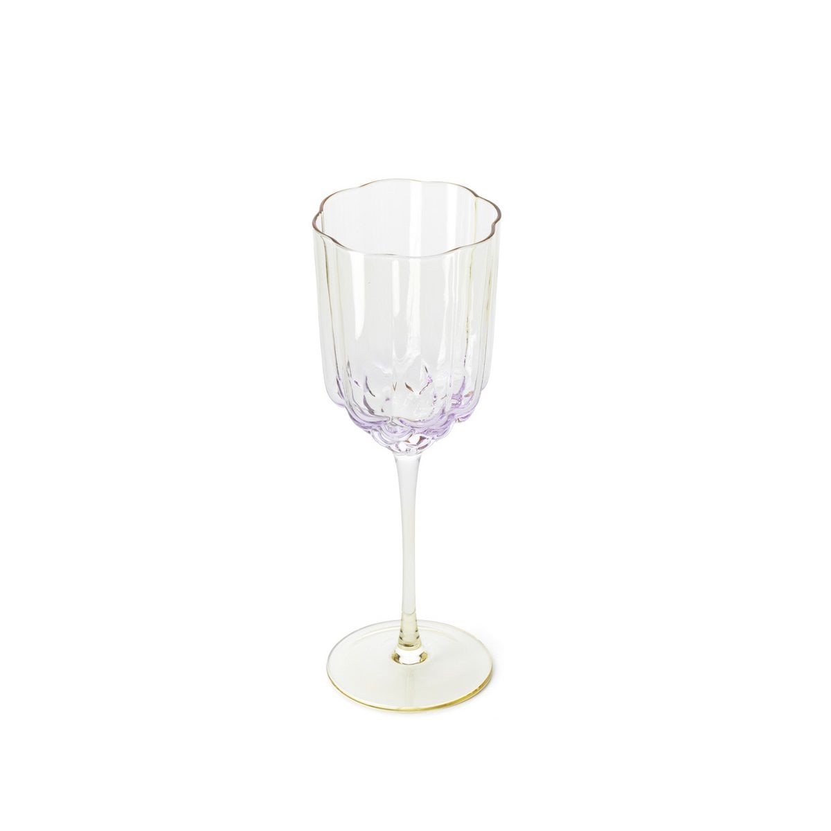 Weinglas aus rosafarbenem Recyclingglas 24,5 cm | VIA X SELECTION