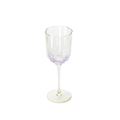 Weinglas aus rosafarbenem Recyclingglas 24,5 cm | VIA X SELECTION