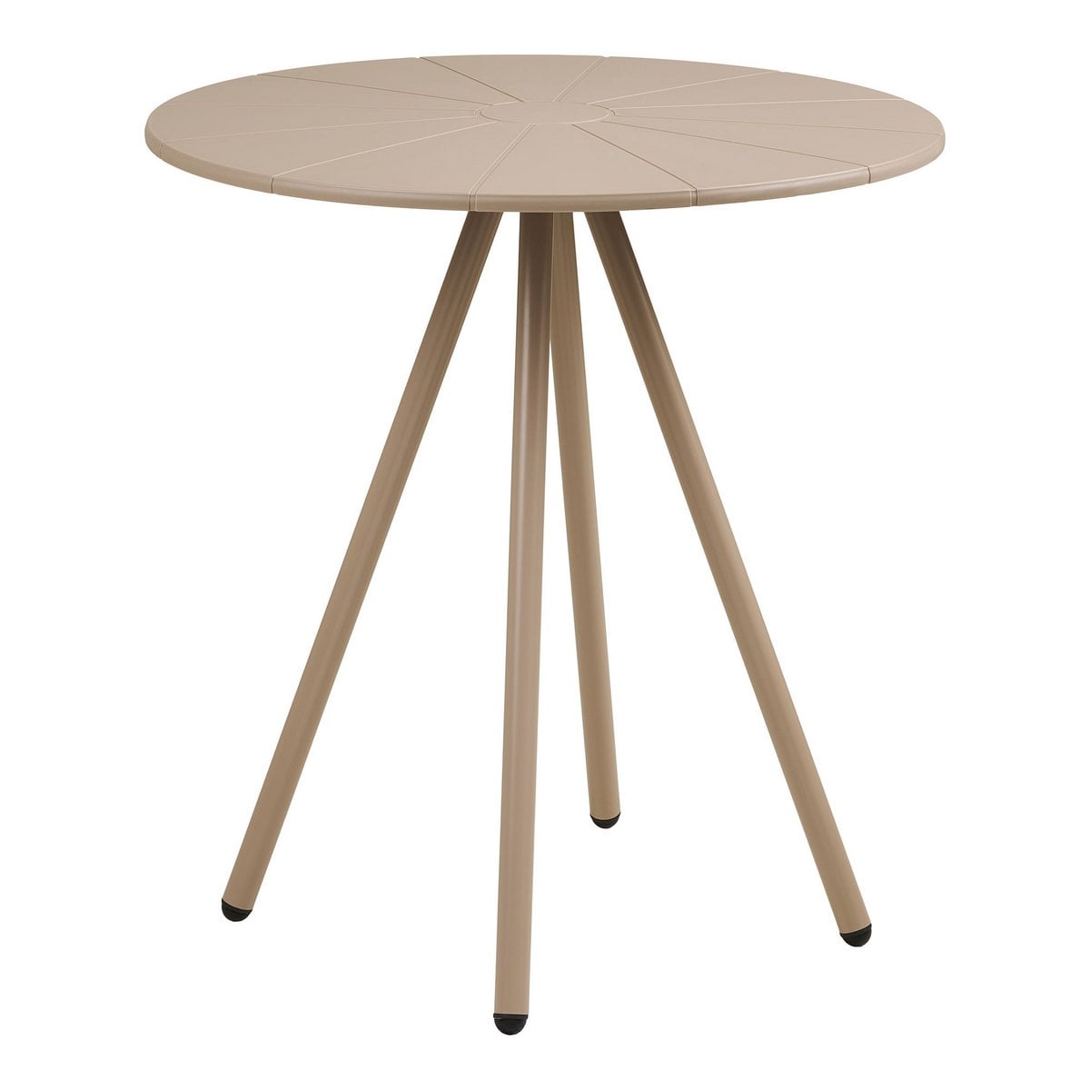 Runder Bistrotisch in Taupe, Ø 70 cm | VIA X SELECTION