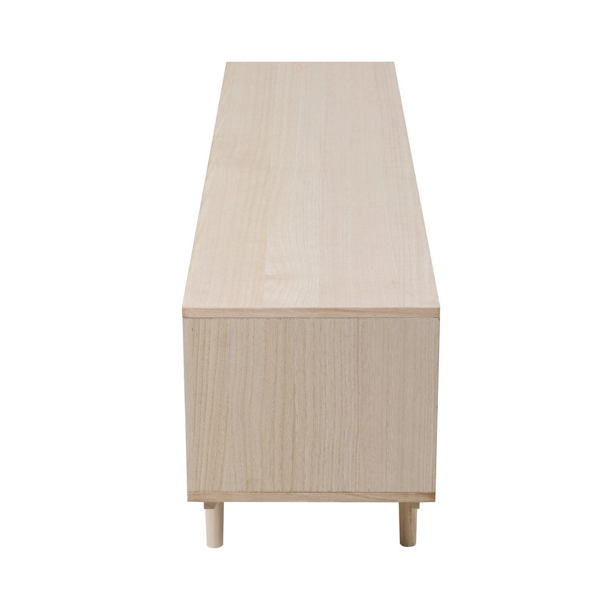 Lowboard mit Rattanfront, 36 × 150 × 45 cm | VIA X SELECTION