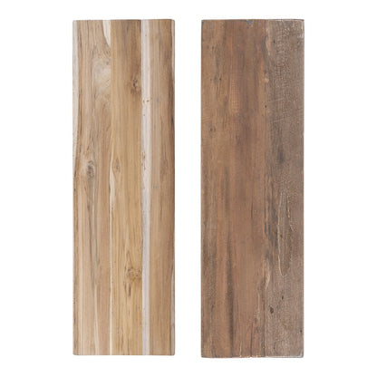 Sitzbank aus recyceltem Teakholz natur 90 cm | VIA X SELECTION