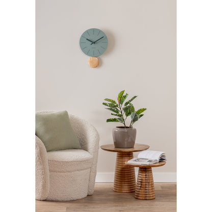 Beistelltisch aus Holz mit gestuftem Fuß, 40 × 40 × 45 cm | VIA X SELECTION