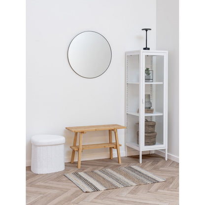 Kompakter Polsterpouf Weiß | VIA X SELECTION