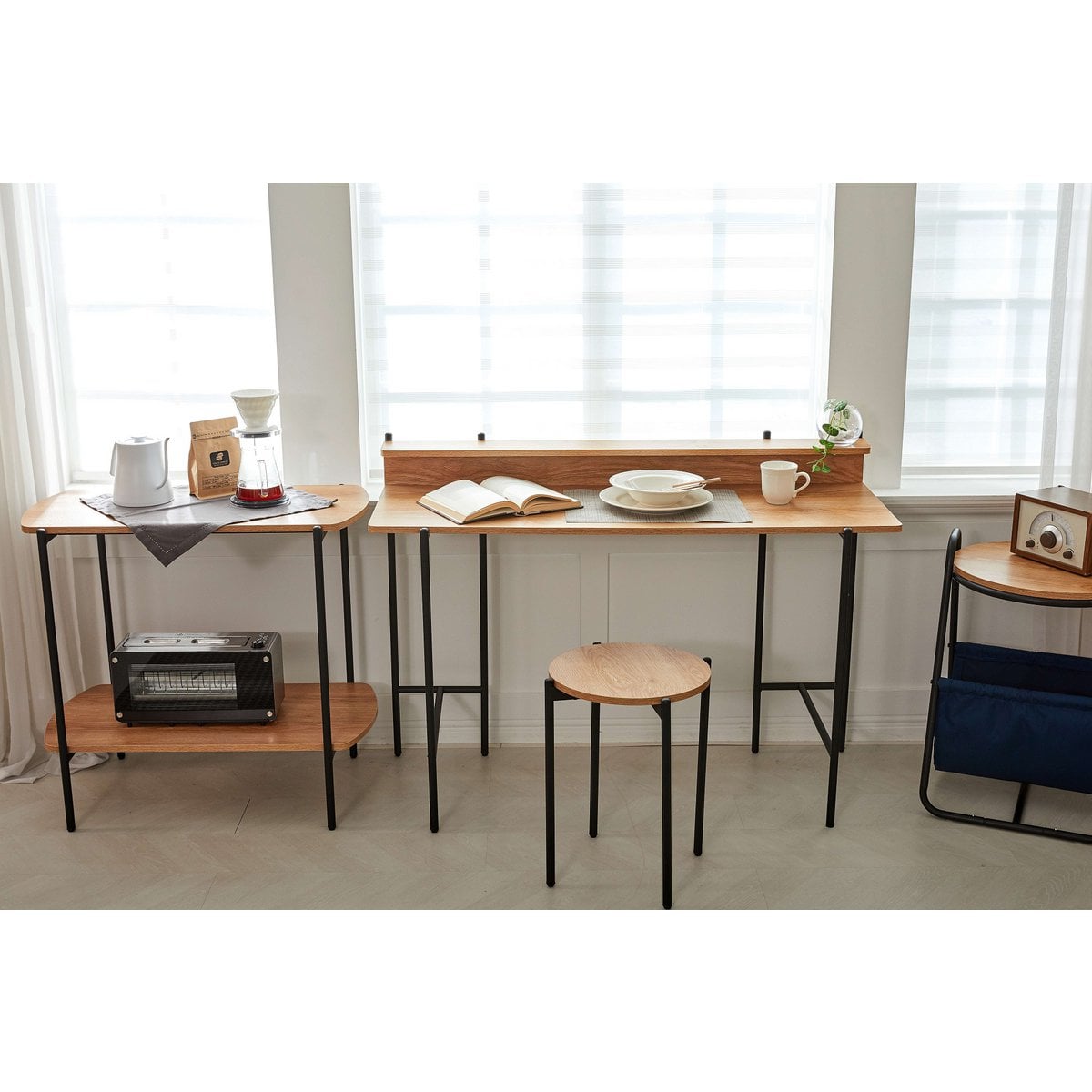 Schreibtisch mit Ablage, 120 × 46 cm | VIA X SELECTION
