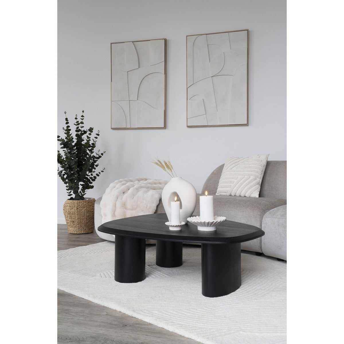 Wollteppich beige, 160 × 230 cm | VIA X SELECTION