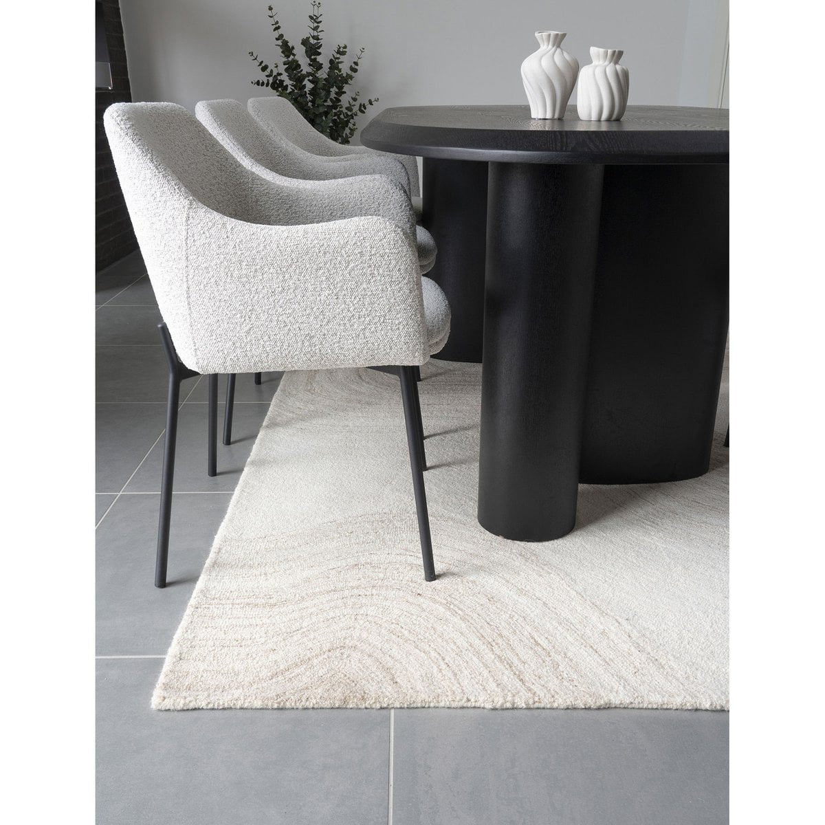 Wollteppich braun, 160 × 230 cm | VIA X SELECTION