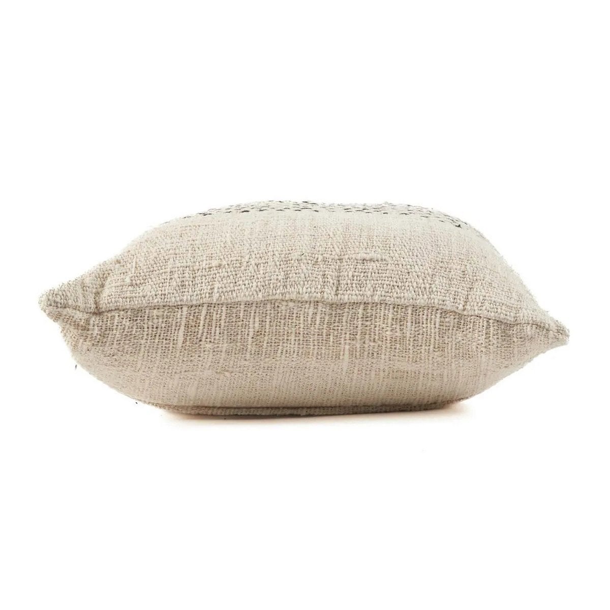 Kissenbezug aus Baumwolle in Natur und Schwarz, 50 × 50 cm | VIA X SELECTION