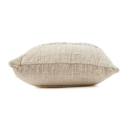 Kissenbezug aus Baumwolle in Natur und Schwarz, 50 × 50 cm | VIA X SELECTION