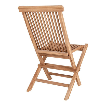 Esszimmerstuhl aus Teakholz natur im 2er-Set | VIA X SELECTION