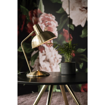 Leitmotiv Hood Tischleuchte in Gold | VIA X SELECTION