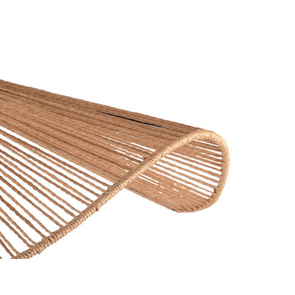Leitmotiv Sombra Large Pendelleuchte aus Jute in Beige | VIA X SELECTION