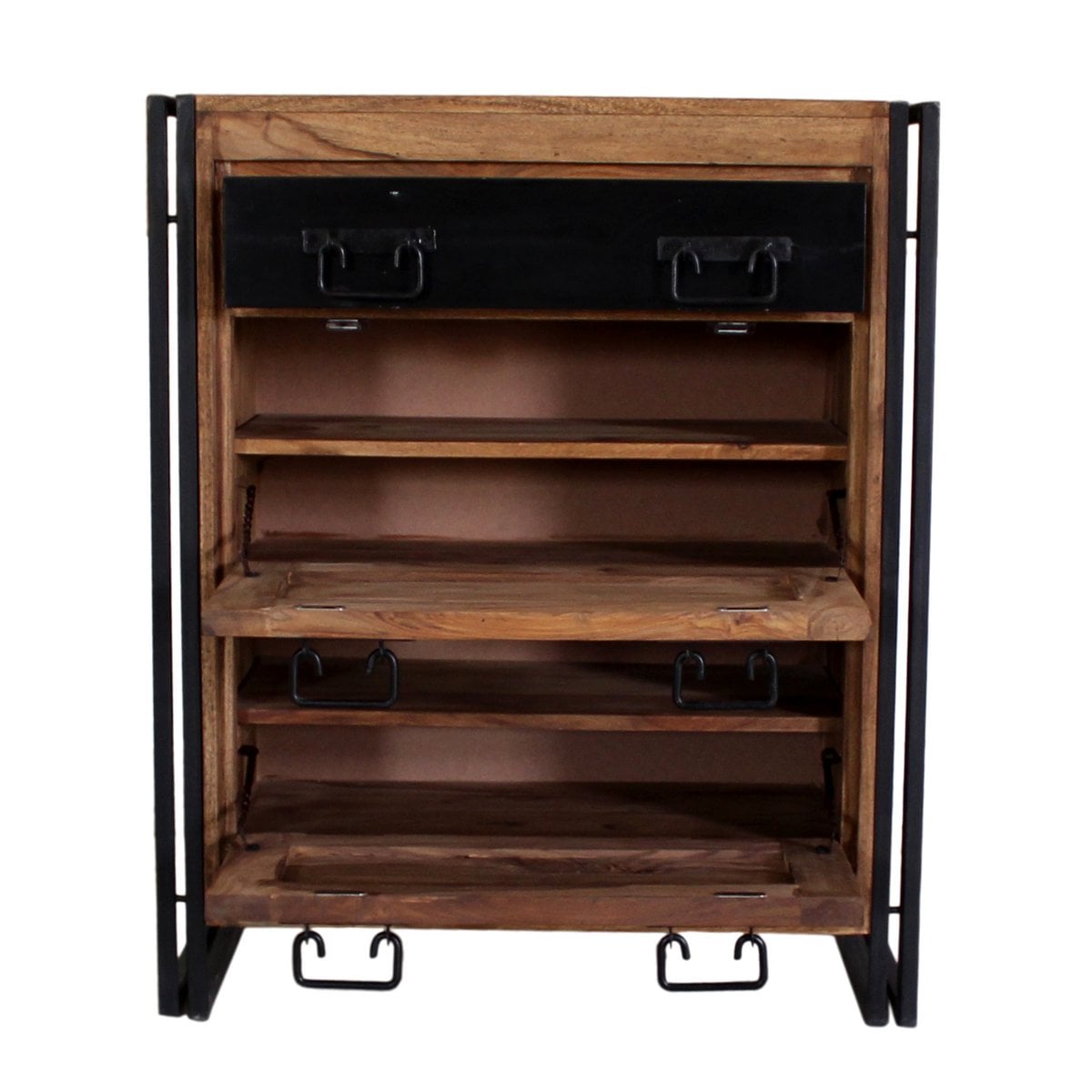 Schuhschrank im Factory-Look, 40 × 80 × 96 cm | VIA X SELECTION
