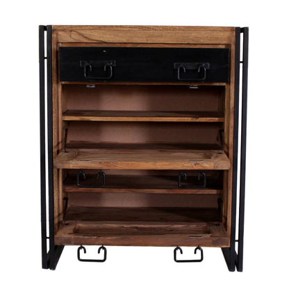 Schuhschrank im Factory-Look, 40 × 80 × 96 cm | VIA X SELECTION