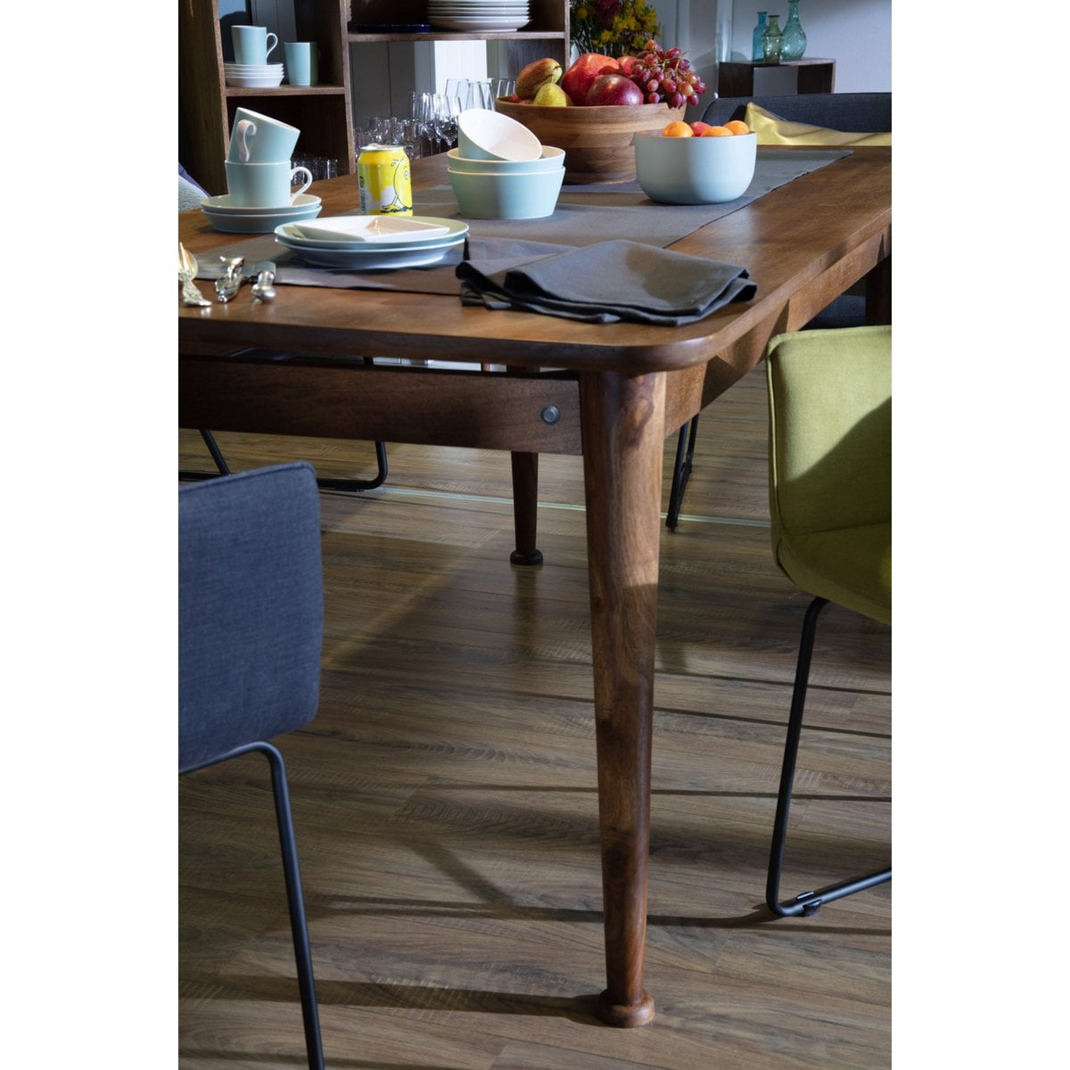 TOM TAILOR Home Esstisch Mangoholz gerundete Ecken, 180 × 90 cm | VIA X SELECTION