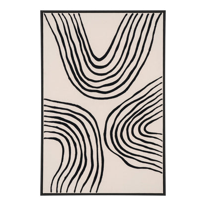 Schwarz-weißer Leinwand-Print 60 × 90 cm, Motiv 2 | VIA X SELECTION