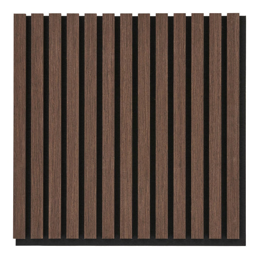 Quadratisches Akustikpaneel aus Holz braun 52 cm | VIA X SELECTION