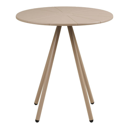 Runder Bistrotisch in Taupe, Ø 70 cm | VIA X SELECTION