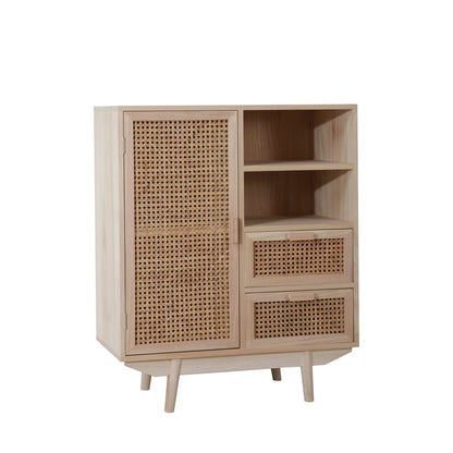 Sideboard mit Rattangeflecht, 36 × 70 × 85 cm | VIA X SELECTION