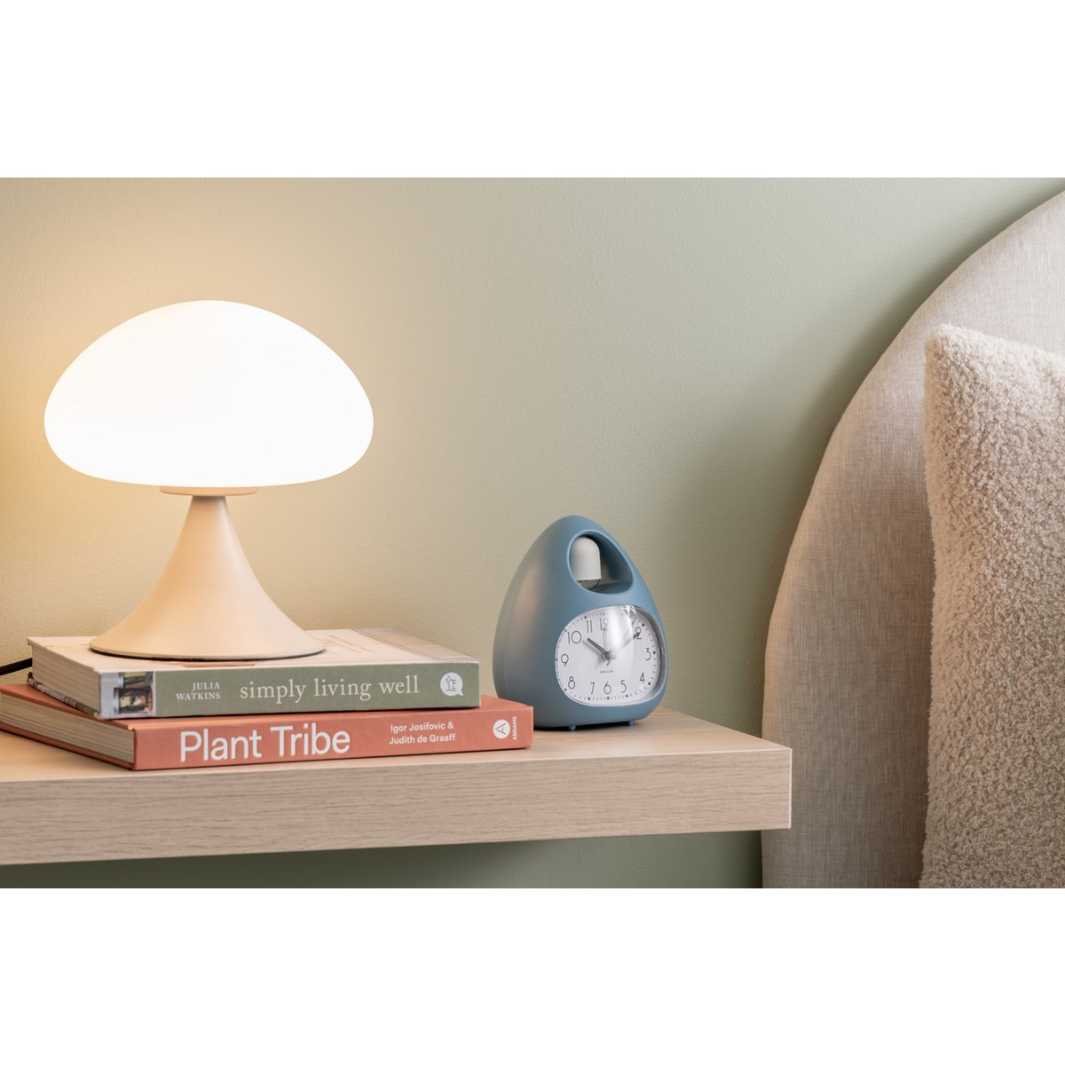 Leitmotiv Mushroom Tischleuchte aus Glas in in Grau | VIA X SELECTION