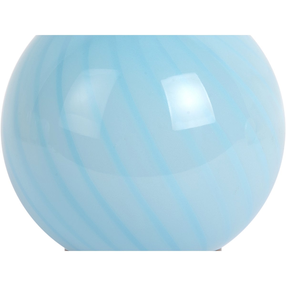 Leitmotiv Summer Globe Small Tischleuchte aus Glas in in Blau | VIA X SELECTION
