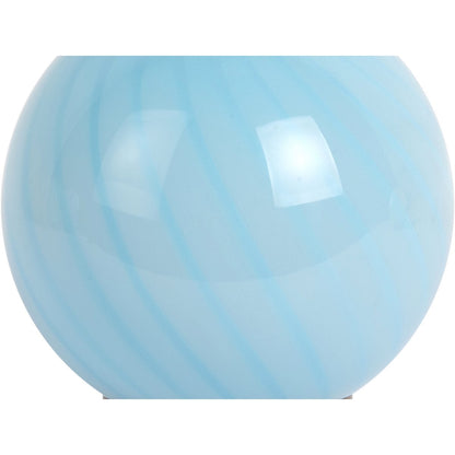 Leitmotiv Summer Globe Small Tischleuchte aus Glas in in Blau | VIA X SELECTION
