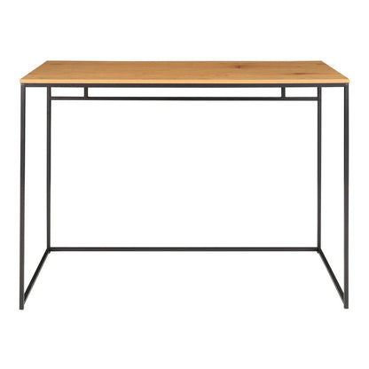 Schreibtisch schwarz mit Holzoptik, 100 × 45 cm | VIA X SELECTION