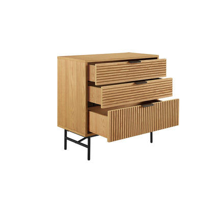 Kommode mit Eichenfront, 40 × 80 × 80 cm | VIA X SELECTION