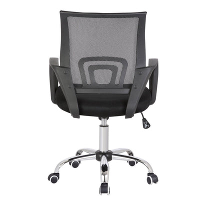 Bürostuhl mit Mesh-Rücken Schwarz/Grau | VIA X SELECTION