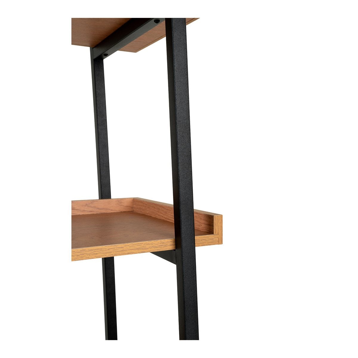 Bücherregal aus Stahl und Holz, 80 × 35 × 185 cm | VIA X SELECTION